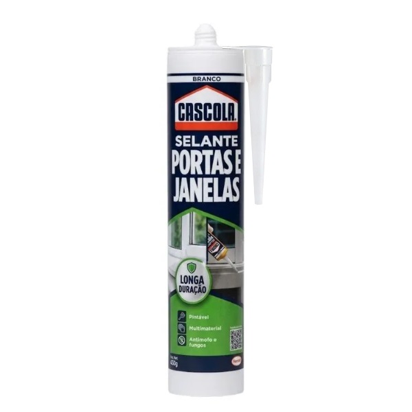SELANTE PORTAS E JANELAS CASCOLA 450G BRANCO