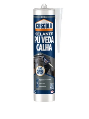 SELANTE PU VEDA CALHA CASCOLA 320G CINZA