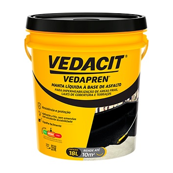 VEDACIT VEDAPREN LAJE PRETO 18L